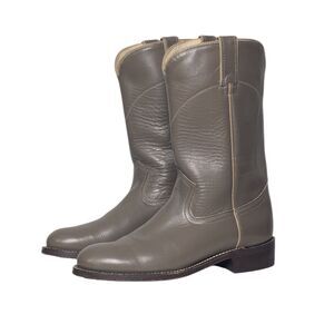 NWOB Dan Post Sz 6.5D 6914 Taupe Cowgirl Women's Boots Western Cowboy Ranch TX